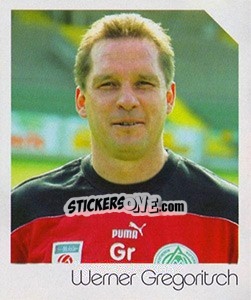 Cromo Werner Gregoritsch - Österreichische Fußball-Bundesliga 2003-2004 - Panini