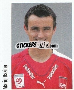 Sticker Mario Bazina - Österreichische Fußball-Bundesliga 2005-2006 - Panini