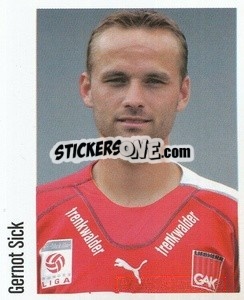 Figurina Gernot Sick - Österreichische Fußball-Bundesliga 2005-2006 n. 52 - Panini