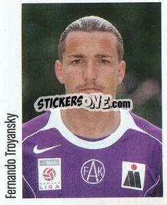 Sticker Fernando Troyansky - Österreichische Fußball-Bundesliga 2005-2006 - Panini