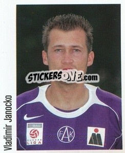 Sticker Vladimir Janocko - Österreichische Fußball-Bundesliga 2005-2006 n. 77 - Panini