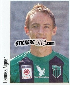 Figurina Hannes Aigner - Österreichische Fußball-Bundesliga 2005-2006 n. 163 - Panini