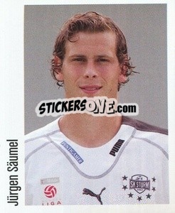 Sticker Jürgen Säumel - Österreichische Fußball-Bundesliga 2005-2006 n. 186 - Panini