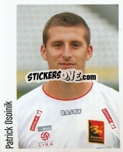 Cromo Patrick Osoinik - Österreichische Fußball-Bundesliga 2005-2006 - Panini