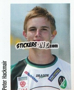 Cromo Peter Hackmair - Österreichische Fußball-Bundesliga 2005-2006 - Panini