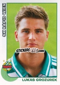 Sticker Lukas Grozurek - Österreichische Fußball-Bundesliga 2012-2013 - Panini