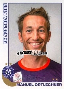 Sticker Manuel Ortlechner - Österreichische Fußball-Bundesliga 2012-2013 - Panini