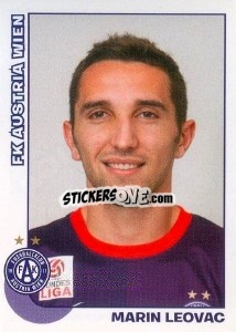 Sticker Marin Leovac - Österreichische Fußball-Bundesliga 2012-2013 - Panini