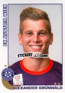 Sticker Alexander Grünwald - Österreichische Fußball-Bundesliga 2012-2013 - Panini