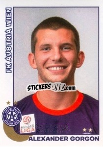 Sticker Alexander Gorgon - Österreichische Fußball-Bundesliga 2012-2013 n. 104 - Panini