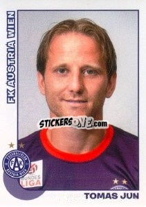 Figurina Tomas Jun - Österreichische Fußball-Bundesliga 2012-2013 n. 108 - Panini