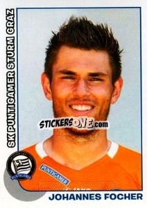 Sticker Johannes Focher - Österreichische Fußball-Bundesliga 2012-2013 - Panini