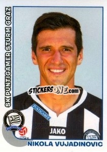 Sticker Nikola Vujadinovic - Österreichische Fußball-Bundesliga 2012-2013 n. 122 - Panini
