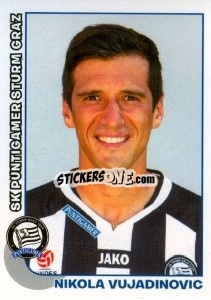 Sticker Nikola Vujadinovic - Österreichische Fußball-Bundesliga 2012-2013 - Panini