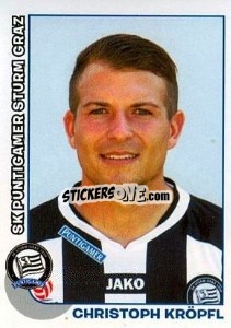 Sticker Christoph Kröpfl - Österreichische Fußball-Bundesliga 2012-2013 - Panini