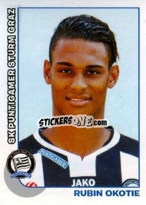 Sticker Rubin Okotie - Österreichische Fußball-Bundesliga 2012-2013 n. 135 - Panini