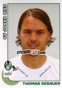 Sticker Thomas Gebauer - Österreichische Fußball-Bundesliga 2012-2013 - Panini