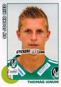 Figurina Thomas Hinum - Österreichische Fußball-Bundesliga 2012-2013 n. 154 - Panini