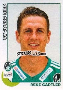 Sticker Rene Gartler - Österreichische Fußball-Bundesliga 2012-2013 n. 162 - Panini
