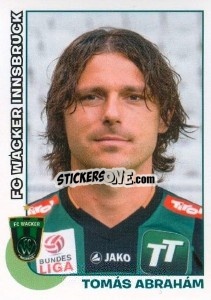Sticker Tomas Abraham - Österreichische Fußball-Bundesliga 2012-2013 n. 179 - Panini