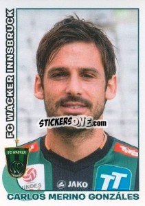 Cromo Carlos Merino - Österreichische Fußball-Bundesliga 2012-2013 n. 181 - Panini