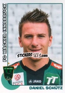Sticker Daniel Schütz - Österreichische Fußball-Bundesliga 2012-2013 n. 184 - Panini