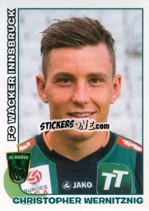 Cromo Christopher Wernitznig - Österreichische Fußball-Bundesliga 2012-2013 - Panini