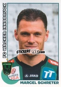 Figurina Marcel Schreter - Österreichische Fußball-Bundesliga 2012-2013 n. 190 - Panini