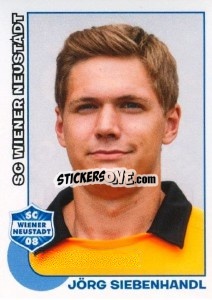 Figurina Jörg Siebenhandl - Österreichische Fußball-Bundesliga 2012-2013 - Panini