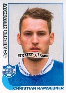 Sticker Christian Ramsebner - Österreichische Fußball-Bundesliga 2012-2013 n. 233 - Panini