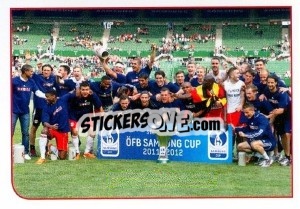 Sticker ÖFB Samsung Cup (Champion) - Österreichische Fußball-Bundesliga 2012-2013 n. 277 - Panini