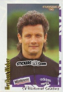 Cromo Heribert Weber - Österreichische Fußball-Bundesliga 1997-1998 - Panini