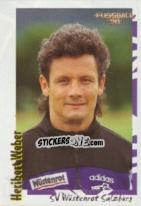 Sticker Heribert Weber - Österreichische Fußball-Bundesliga 1997-1998 n. 12 - Panini