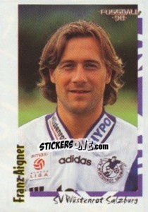 Cromo Franz Aigner - Österreichische Fußball-Bundesliga 1997-1998 n. 14 - Panini