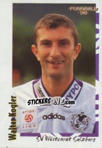 Sticker Walter Kogler - Österreichische Fußball-Bundesliga 1997-1998 n. 16 - Panini