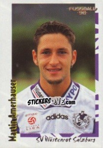 Sticker Martin Amerhauser - Österreichische Fußball-Bundesliga 1997-1998 n. 21 - Panini