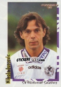 Sticker Nikola Jurcevic - Österreichische Fußball-Bundesliga 1997-1998 n. 28 - Panini
