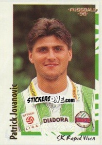 Figurina Patrick Jovanovic - Österreichische Fußball-Bundesliga 1997-1998 n. 44 - Panini