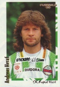 Sticker Andreas Heraf - Österreichische Fußball-Bundesliga 1997-1998 n. 46 - Panini