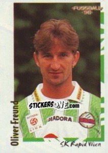Cromo Oliver Freund - Österreichische Fußball-Bundesliga 1997-1998 - Panini