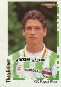 Sticker Theo Gruner - Österreichische Fußball-Bundesliga 1997-1998 - Panini