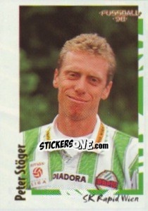 Sticker Peter Stoger - Österreichische Fußball-Bundesliga 1997-1998 n. 52 - Panini