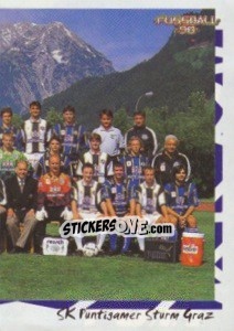 Figurina Team photo (2) - Österreichische Fußball-Bundesliga 1997-1998 - Panini