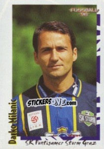 Sticker Darko Milanic - Österreichische Fußball-Bundesliga 1997-1998 - Panini