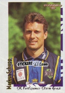 Cromo Markus Schupp - Österreichische Fußball-Bundesliga 1997-1998 - Panini