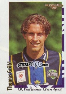 Cromo Thomas Grobl - Österreichische Fußball-Bundesliga 1997-1998 - Panini