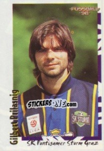 Cromo Gilbert Prilasnig - Österreichische Fußball-Bundesliga 1997-1998 - Panini