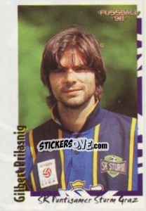 Figurina Gilbert Prilasnig - Österreichische Fußball-Bundesliga 1997-1998 n. 80 - Panini