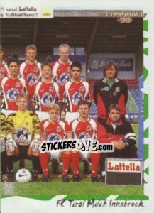 Figurina Team photo (2) - Österreichische Fußball-Bundesliga 1997-1998 - Panini