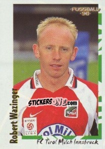Sticker Robert Wazinger - Österreichische Fußball-Bundesliga 1997-1998 - Panini
